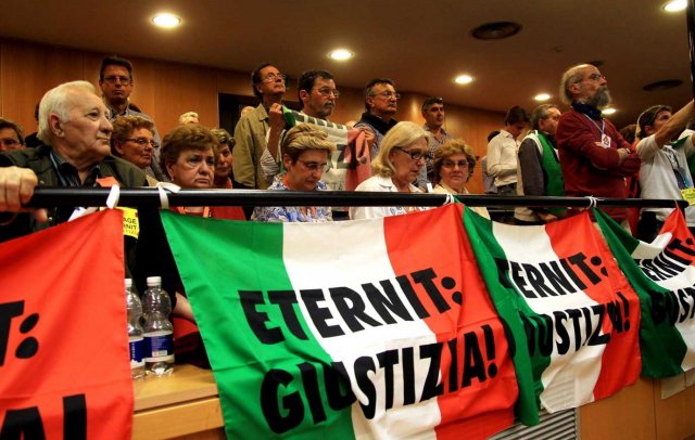 Février 2013 Procès contre Eternit à la Cour d'appel de Turin