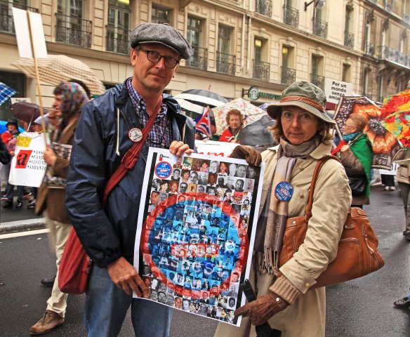 Octobre 2012 : manifestation à Paris pour un monde sans amiante